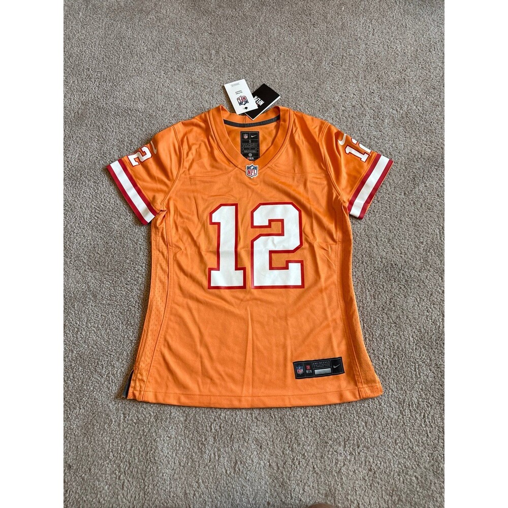 Tom Brady Tampa Bay Buccaneers Creamsicle Women’s Nike NWT NFL Jersey Size Small